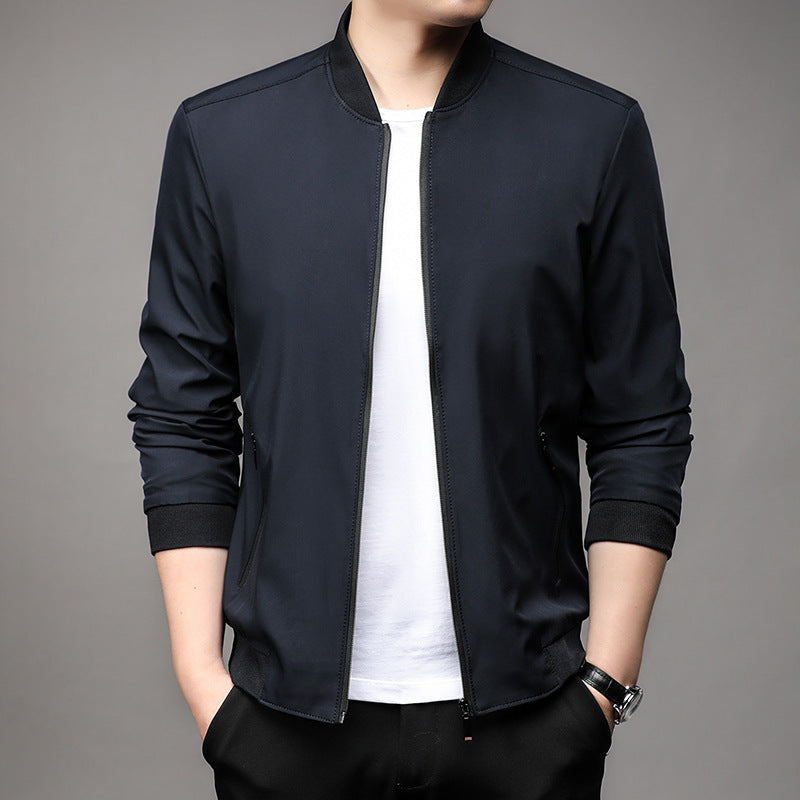 Baseball Uniform Business Casual Jacket Men Brit Style