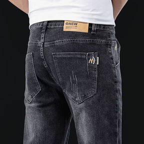 Summer Thin Stretch Jeans For Men Brit Style