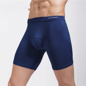 Tight Lengthened Sports Underwear Anti-wear Leg Men's Breathable Boxers Plus Size Brit Style