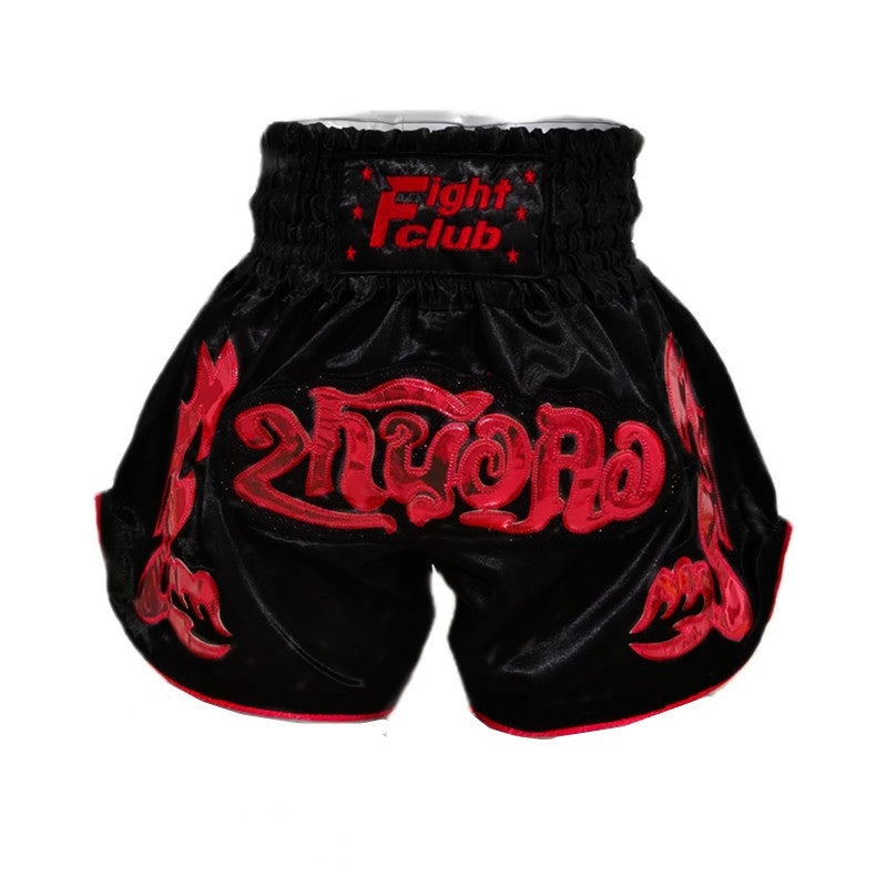 Boxing Clothes For Sanda Training Fighting Shorts Muay Thai Shorts Men And Women Brit Style