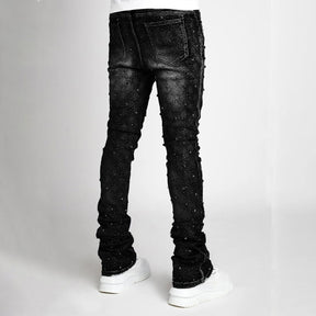 Fashion Personality Straight Men's Jeans Brit Style